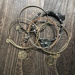 Alex & Ani Bracelets Set Of 5 B50